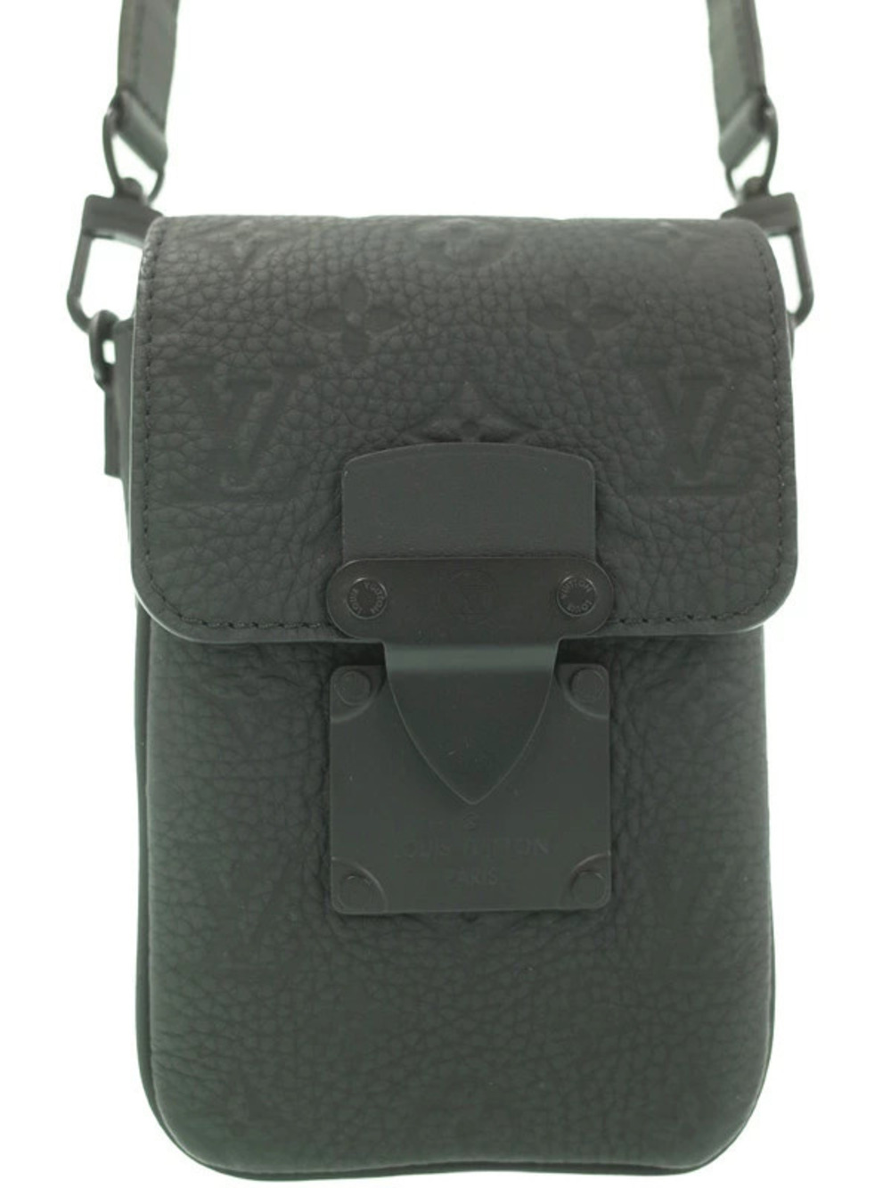 Louis Vuitton Taurillon Monogram Lock Vertical Wearable Wallet Shoulder Bag